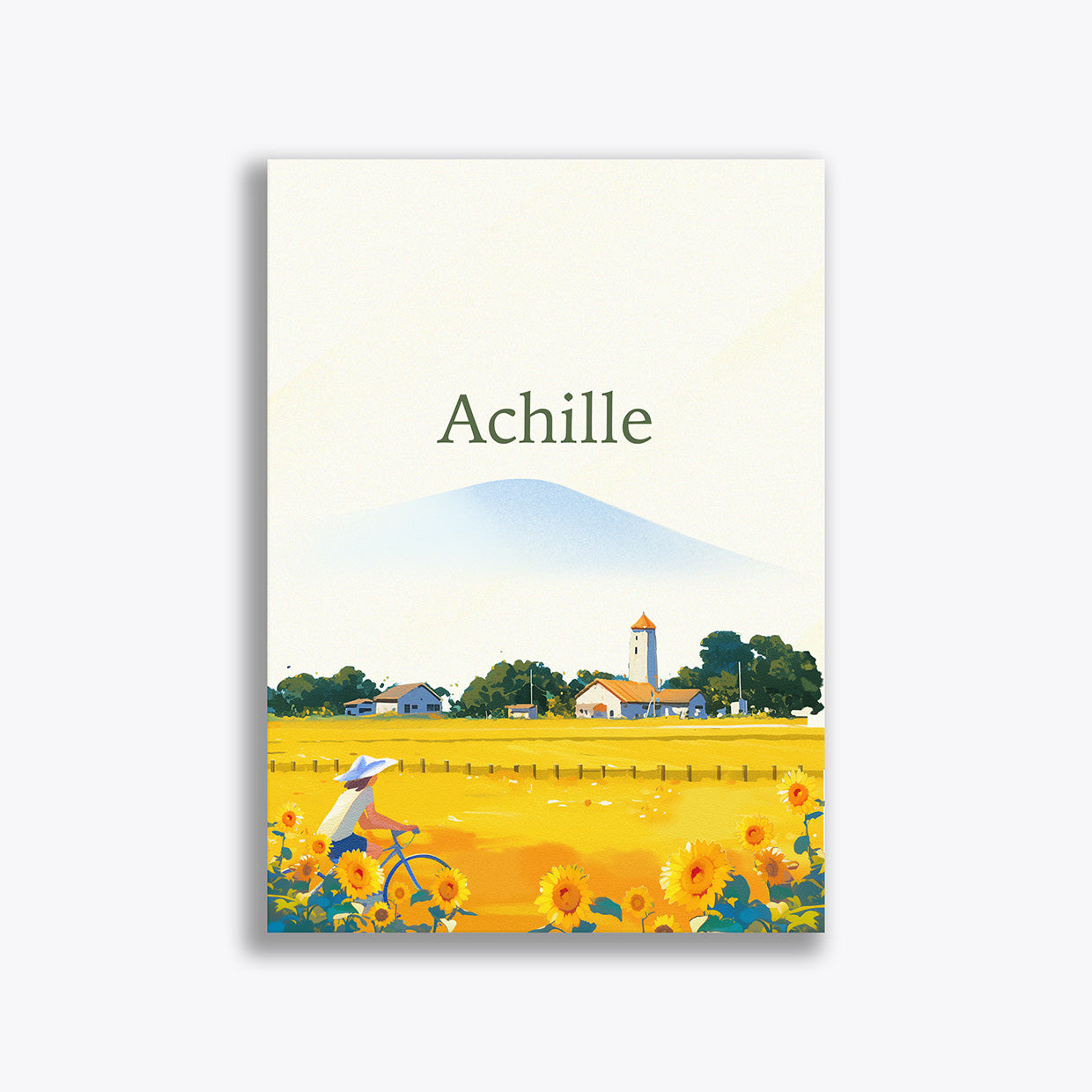 Geboortekaartje "Achille" (vanaf 40 stuks)