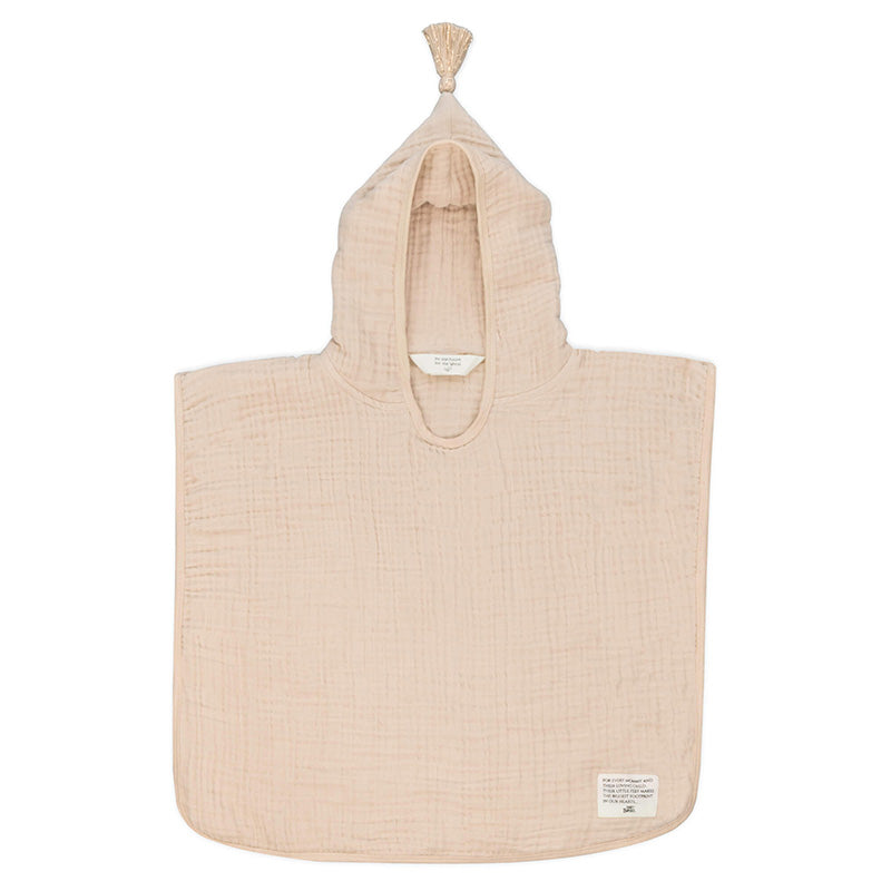 Baby Bello Badponcho Hydrofiel Toasted Almond
