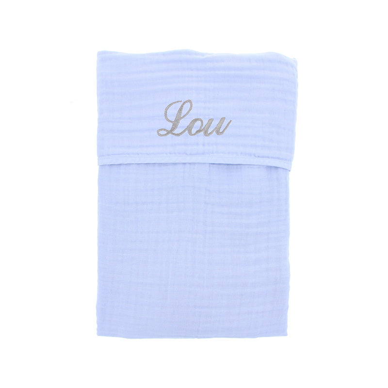 Baby Bello Deken Wieg 120 x 120 cm Blue