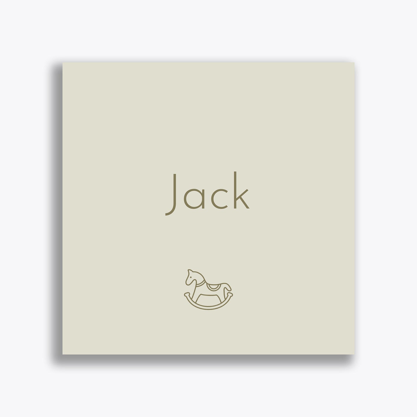 Geboortekaartje "Jack" (vanaf 40 stuks)