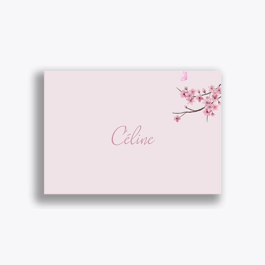 Geboortekaartje "Céline" (vanaf 40 stuks)