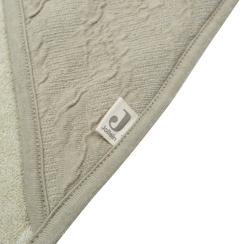 Jollein Badcape Soft Waves Olive Green