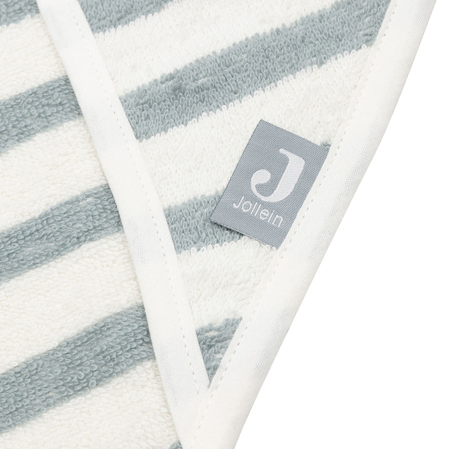 Jollein Badcape Stripe Terry Sea Green