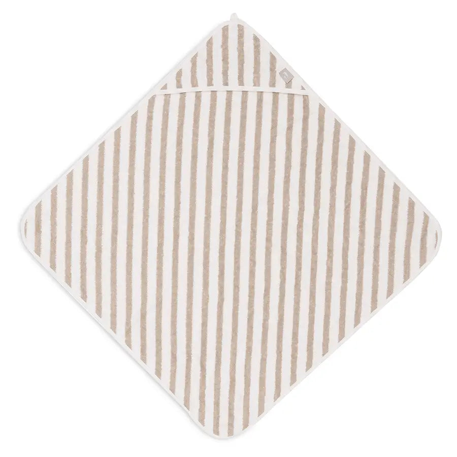 Jollein Badcape Stripe Terry Olive Green
