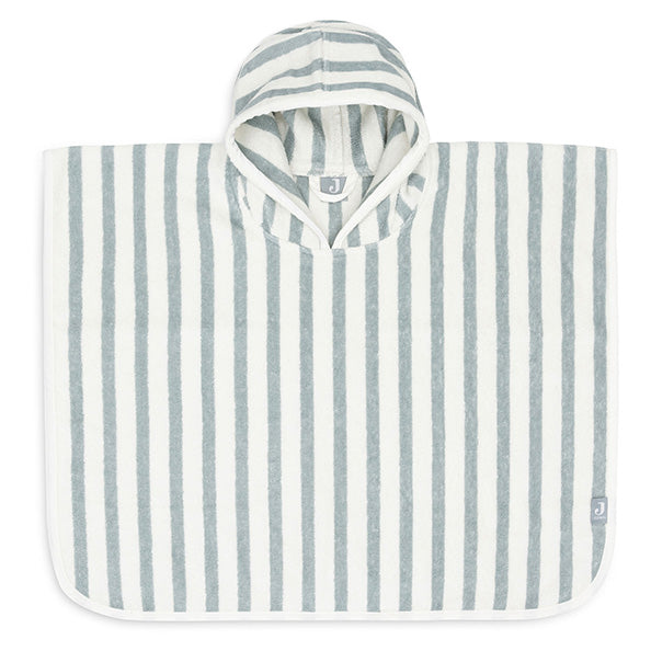 Jollein Badponcho Stripe Terry Sea Green