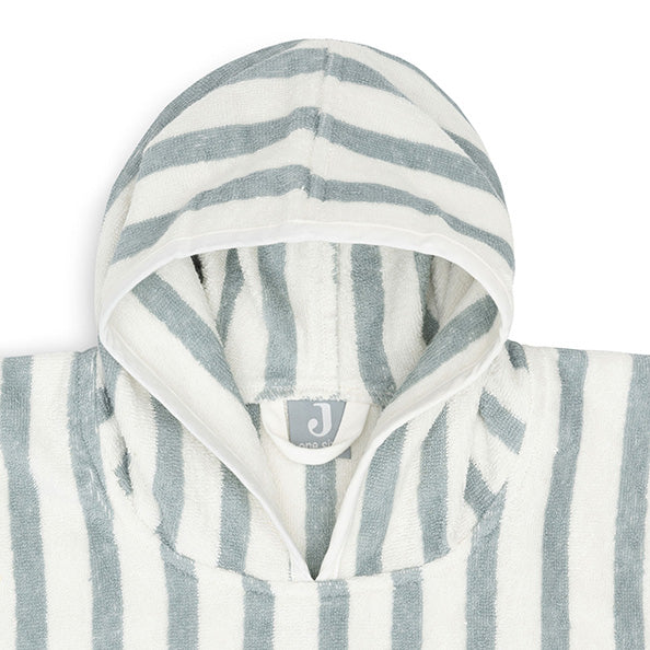 Jollein Badponcho Stripe Terry Sea Green