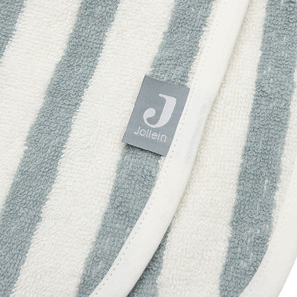Jollein Badponcho Stripe Terry Sea Green