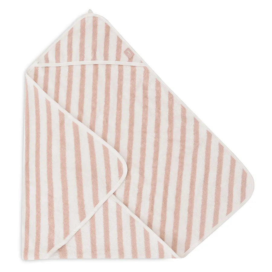 Jollein Badcape Stripe Terry Wild Rose