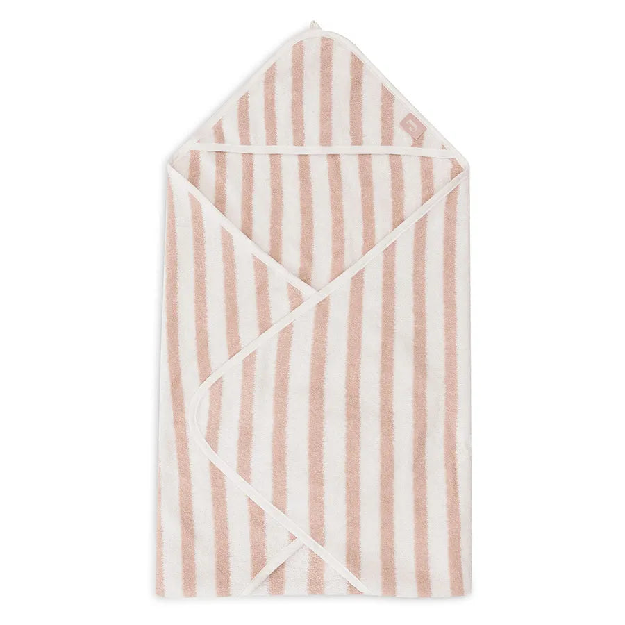 Jollein Badcape Stripe Terry Wild Rose
