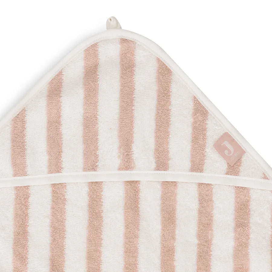 Jollein Badcape Stripe Terry Wild Rose