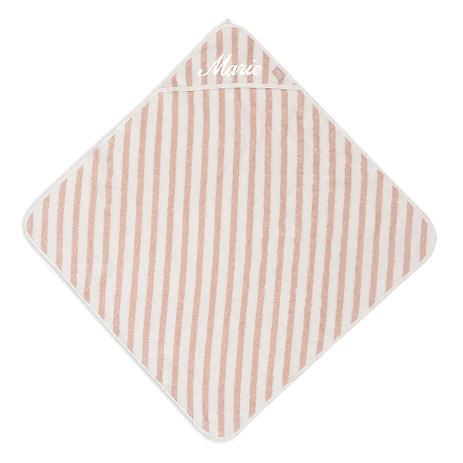 Jollein Badcape Stripe Terry Wild Rose