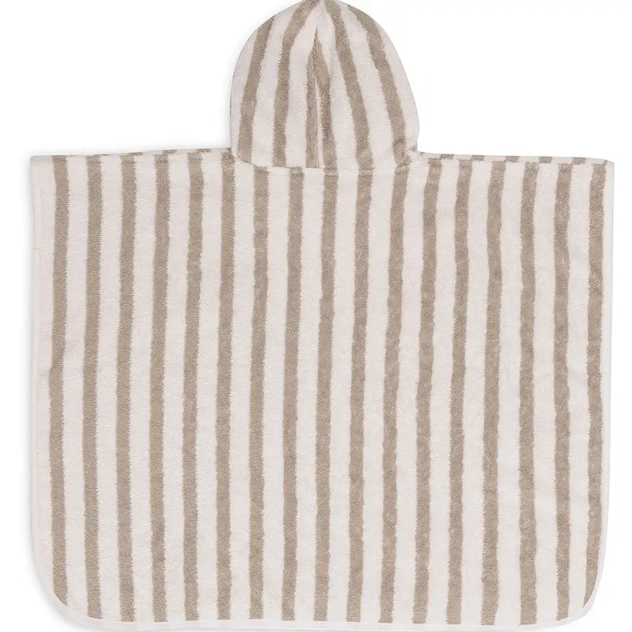 Jollein Badponcho Stripe Olive Green