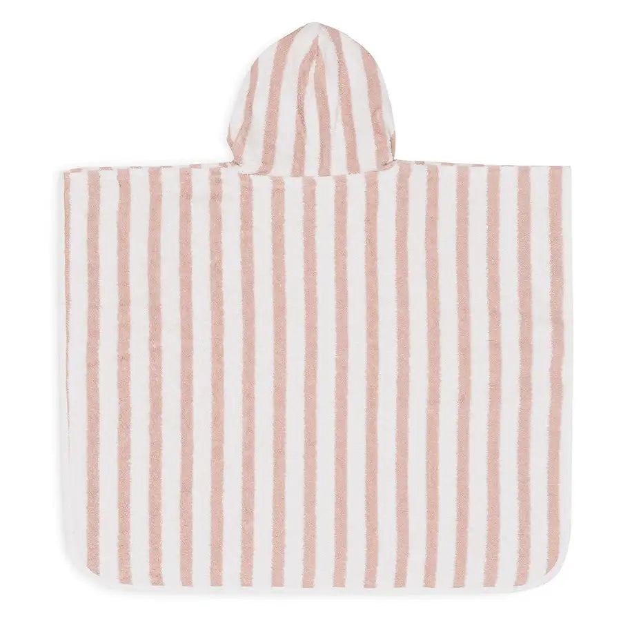 Jollein Badponcho Stripe Wild Rose