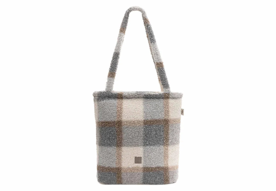 Jollein Luiertas Shopper Check Bouclé
