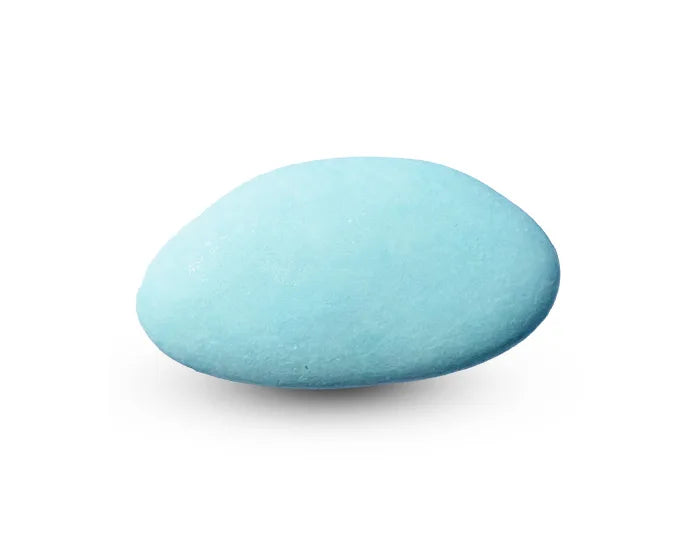 Suikerbonen Licht Blauw Mat Papa Chocolat – 1 kg doos
