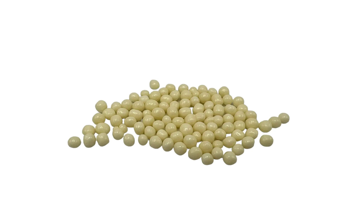 Suikerbonen Mini Crispies Wit Papa Chocolat – 1 kg doos