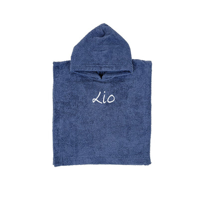 Funnies Badponcho Badstof Silk Blue