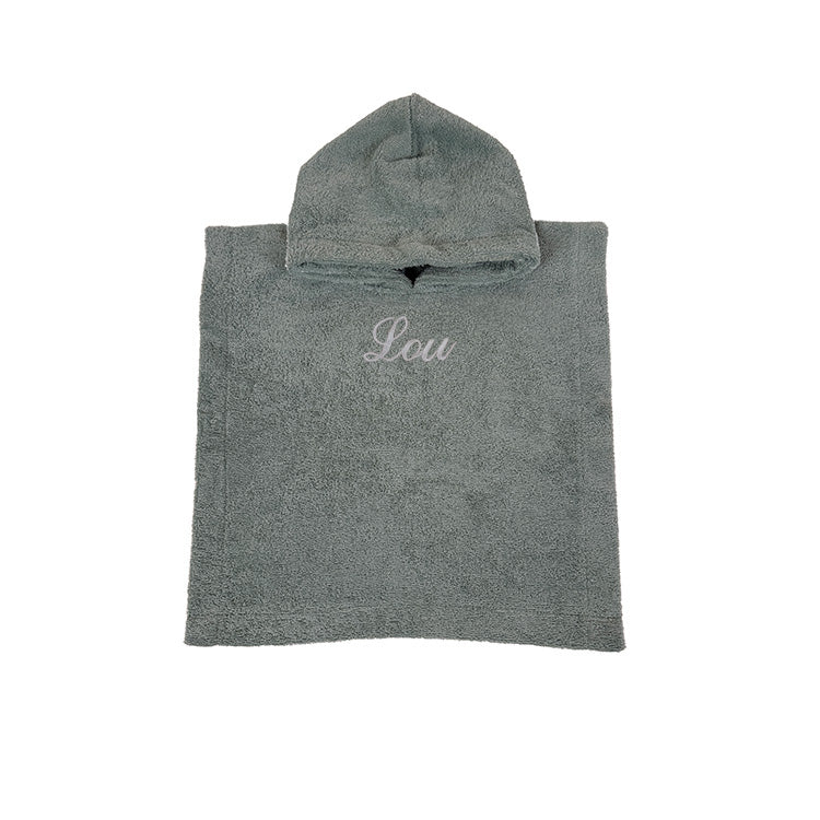 Funnies Badponcho Badstof Stone Green