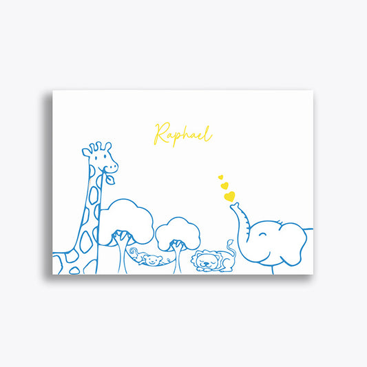 Geboortekaartje "Raphael" (vanaf 100 stuks)