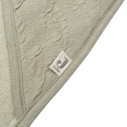Jollein Badcape Soft Waves Olive Green