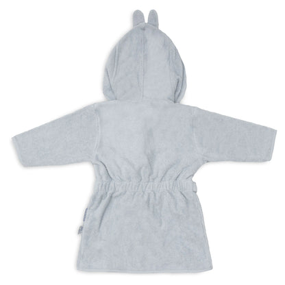 Jollein badjas nijntje Cloudy Blue, achterkant met elastiek in de taille