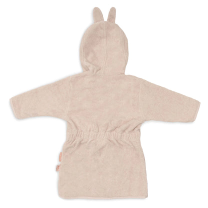 Jollein badjas nijntje Silk Rose, achterkant met elastiek in de taille