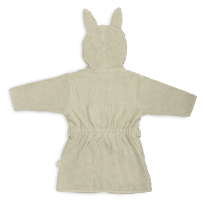 Jollein badjas Soft Macha, achterkant met elastiek in de taille
