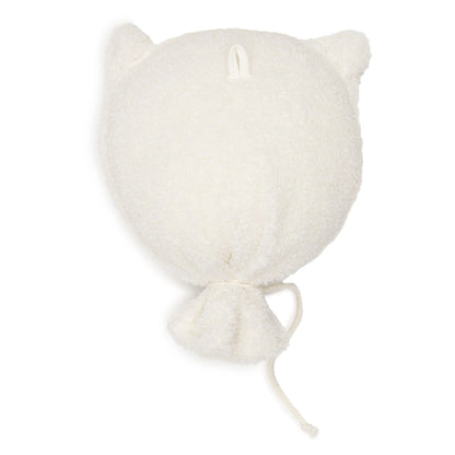 Jollein ballon Teddy Bear in bouclé, vooraanzicht van dichtbij