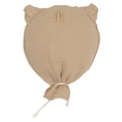 Jollein ballon Teddy Bear in hydrofiel katoen, vooraanzicht van dichtbij