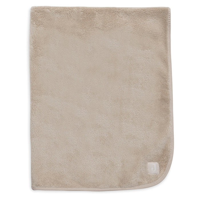 Jollein Deken Wieg Basic Jersey/Sherpa Warm Sand 75 x 100cm
