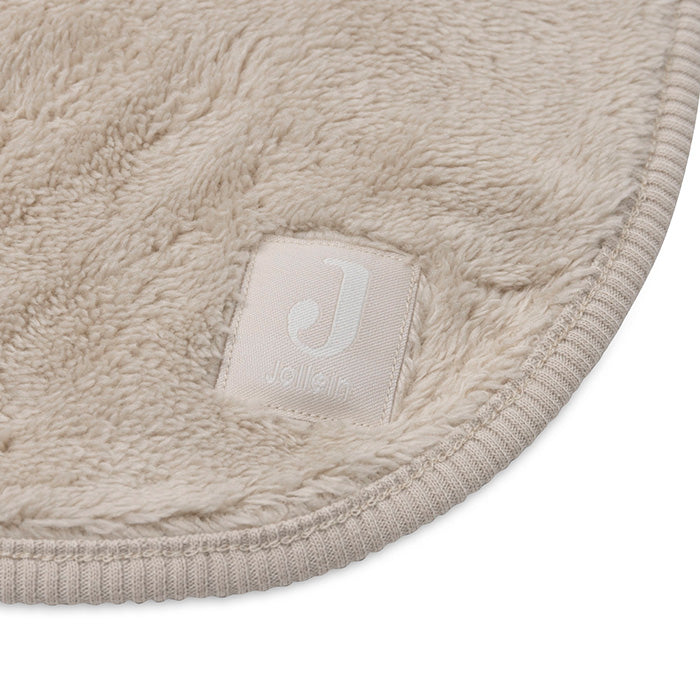 Jollein Deken Wieg Basic Jersey/Sherpa Warm Sand 75 x 100cm