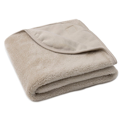 Jollein Deken Wieg Basic Jersey/Sherpa Warm Sand 75 x 100cm