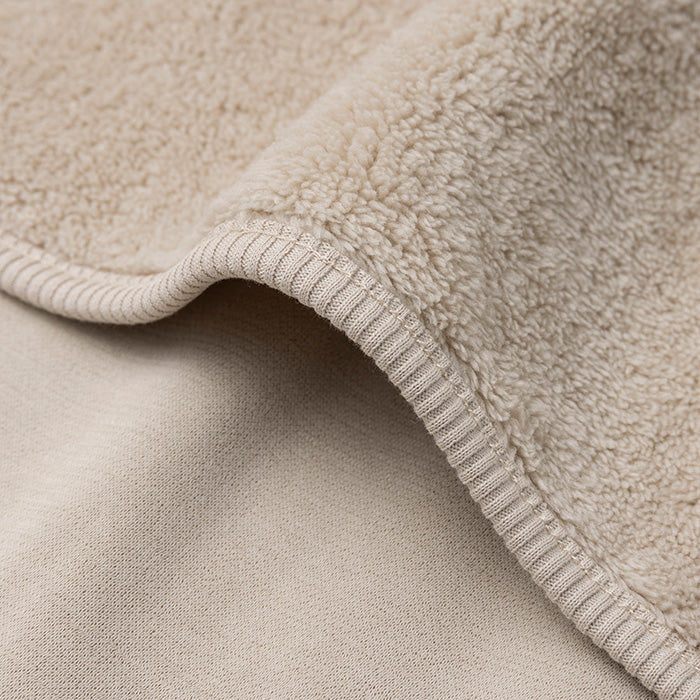 Jollein Deken Wieg Basic Jersey/Sherpa Warm Sand 75 x 100cm