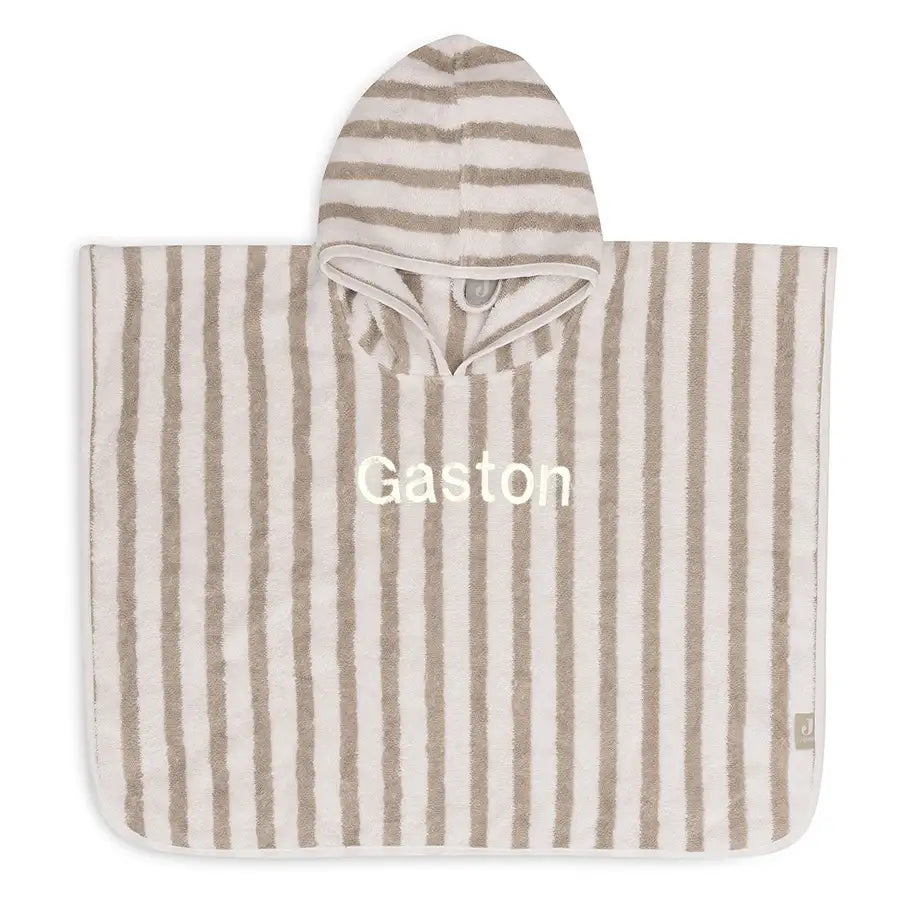 Jollein Badponcho Stripe Olive Green