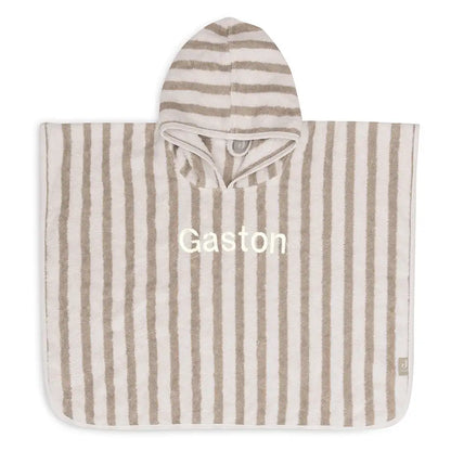 Jollein Badponcho Stripe Olive Green