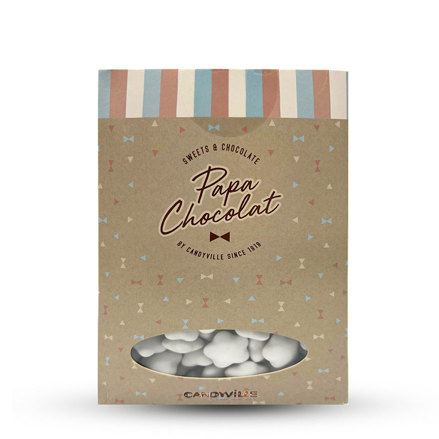 Suikerbonen Sterretjes Wit Mat Papa Chocolat